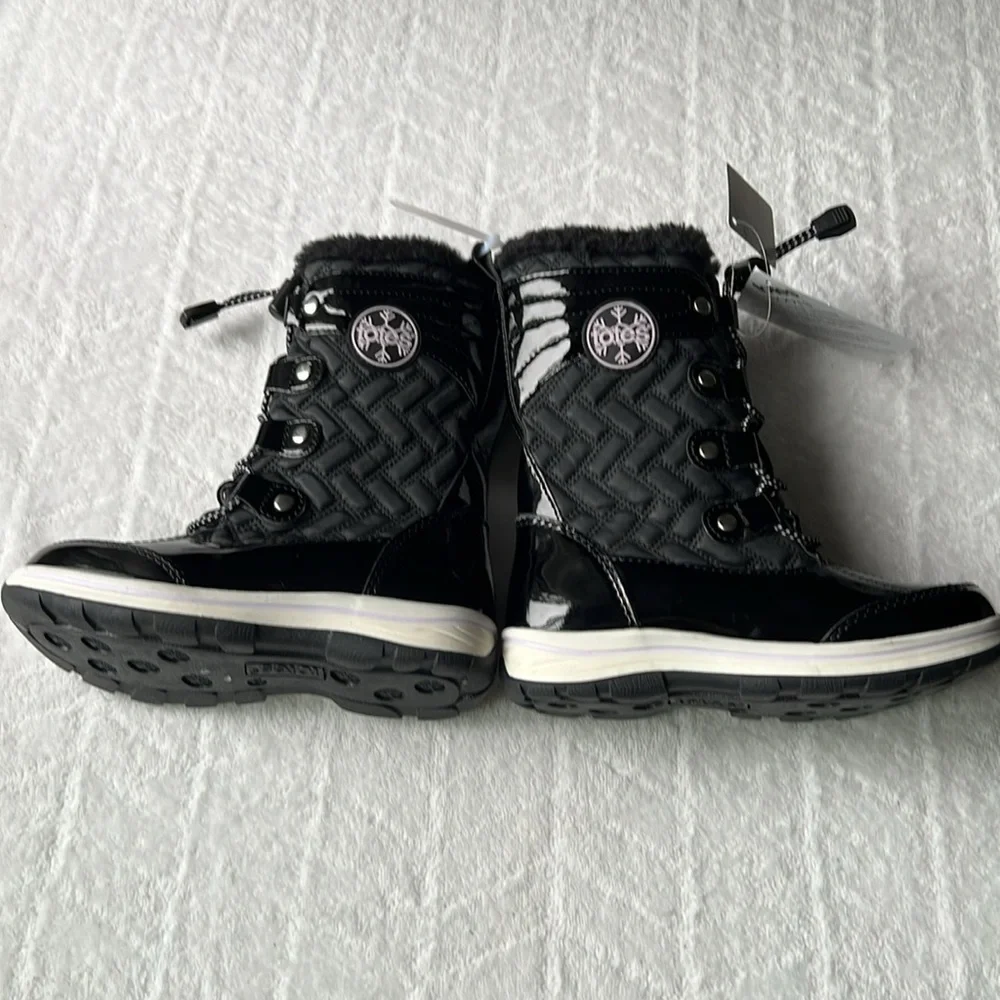 totes Kids Kenny Waterproof Faux Fur Boots